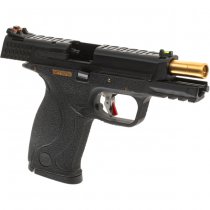 WE WET-05 BK Gold Barrel Gas Blow Back Pistol - Black