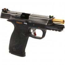 WE WET-05 SV Gold Barrel Gas Blow Back Pistol - Black