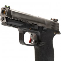 WE WET-05 SV Silver Barrel Gas Blow Back Pistol - Black