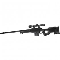 WELL L96 AWP FH Spring Sniper Rifle Set - Black