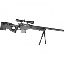 WELL L96 AWP Spring Sniper Rifle Set - Black