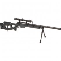 WELL SV-98 / MB4420D Spring Sniper Rifle Set - Black