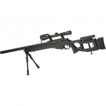 WELL SV-98 / MB4420D Spring Sniper Rifle Set - Black