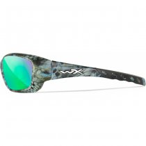 Wiley X Gravity Captivate Polarized Green Mirror - Kryptek Neptune