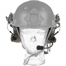 Z-Tactical Comtac II Headset FAST Military Standard Plug - Foliage Green
