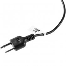 Z-Tactical FBI Style Acoustic Headset ICOM Connector - Black