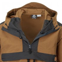 Helikon Woodsman Anorak Jacket - Earth Brown / Black B - XS