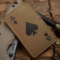 M-Tac Ace of Spades Laser Cut Patch - Coyote