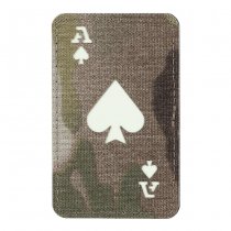 M-Tac Ace of Spades Laser Cut Patch GID - Multicam