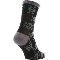 M-Tac Lightweight Socks Pirate Skull Mk.3 - Black 43-46