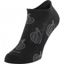 M-Tac Lightweight Summer Socks Grenades - Black - 43-46