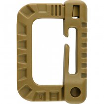 M-Tac Plastic Carabiner Grimloc - Coyote