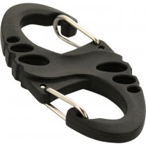 M-Tac Plastic S-Hook Carabiner - Black