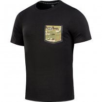 M-Tac Pocket T-Shirt 93/7 - Black - 3XL