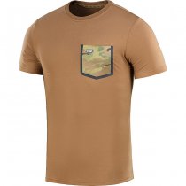 M-Tac Pocket T-Shirt 93/7 - Coyote - 2XL