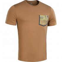 M-Tac Pocket T-Shirt 93/7 - Coyote - XS