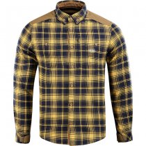 M-Tac Redneck Shirt - Navy Blue / Yellow - S - Regular