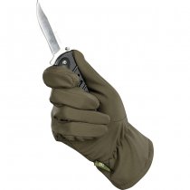 M-Tac Soft Shell Winter Gloves - Olive - S