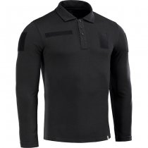 M-Tac Tactical Polo Shirt Long Sleeve 65/35 - Black - XL