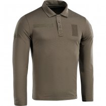 M-Tac Tactical Polo Shirt Long Sleeve 65/35 - Dark Olive - L