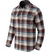 Helikon Greyman Shirt Nylon Sorona Blend - Foggy Meadow Plaid - 3XL