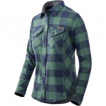 Helikon Marigold Woman's Shirt - Moss Green Checkered - XS