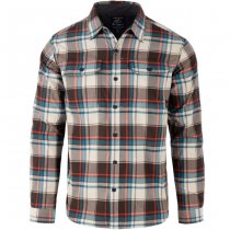 Helikon Greyman Shirt Nylon Sorona Blend - Moss Green Checkered - M