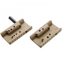 WE CANiK TP9 Optic Plate & Charging Handle Set - Tan