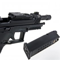 TTI Airsoft TP22 Competition Gas Blow Back Pistol - Black
