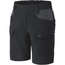 Helikon Women's OTS Outdoor Tactical Shorts 8.5 - Black / Shadow Grey