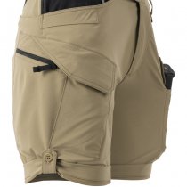 Helikon Women's OTS Outdoor Tactical Shorts 8.5 - Black / Shadow Grey - 3XL