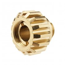 CowCow A02 Stainless Steel Silencer Adapter 11mm CW to 14mm CCW - Gold