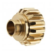 CowCow A02 Stainless Steel Silencer Adapter 11mm CW to 14mm CCW - Gold