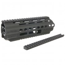 Angry Gun L85A3 G&G AEG Conversion Kit Rail System Top Rail Gas Block & Gas Piston - Black