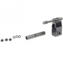 Angry Gun L85A3 G&G AEG Conversion Kit Rail System Top Rail Gas Block & Gas Piston - Black