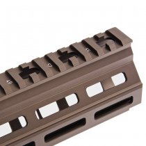 Angry Gun Marui NGRS / KWA / VFC HK417 GEI M-LOK Handguard 14.5 Inch - Dark Earth