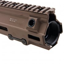 Angry Gun Marui NGRS / KWA / VFC HK417 GEI M-LOK Handguard 14.5 Inch - Dark Earth