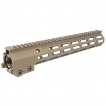 Angry Gun MK16 Handguard Gen2 M-LOK 13.5 Inch SOPMOD Block III - Dark Earth