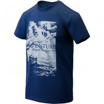 Helikon T-Shirt Adventure Is Out There - Dark Azure - S