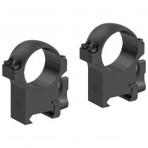 Vector Optics 30mm Steel QD Rings Medium - Black