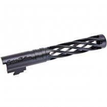 Dr.Black Marui Hi-Capa 5.1 GBB Outer Barrel Type-Dinging 6063 Aluminium - Black