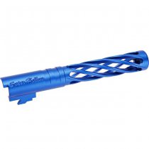 Dr.Black Marui Hi-Capa 5.1 GBB Outer Barrel Type-Dinging 6063 Aluminium - Blue