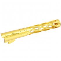 Dr.Black Marui Hi-Capa 5.1 GBB Outer Barrel Type-Dinging 6063 Aluminium - Gold