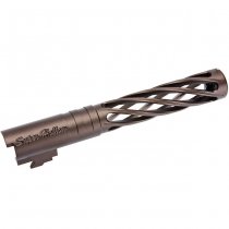 Dr.Black Marui Hi-Capa 5.1 GBB Outer Barrel Type-Dinging 6063 Aluminium - Tan