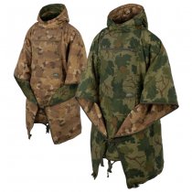 Helikon Reversible Swagman Roll Poncho - Mitchell Camo Leaf / Mitchell Camo Clouds