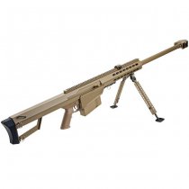 Snow Wolf Barrett M82A1 Spring Sniper Rifle Set - Tan