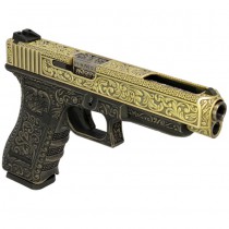 WE G34 Carved Pattern Gas Pistol - Bronze 2
