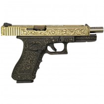 WE G34 Carved Pattern Gas Pistol - Bronze 4