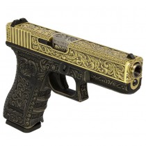 WE G17 Carved Pattern Gas Pistol - Bronze 2