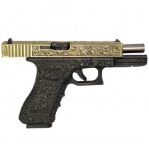 WE G17 Carved Pattern Gas Pistol - Bronze 4